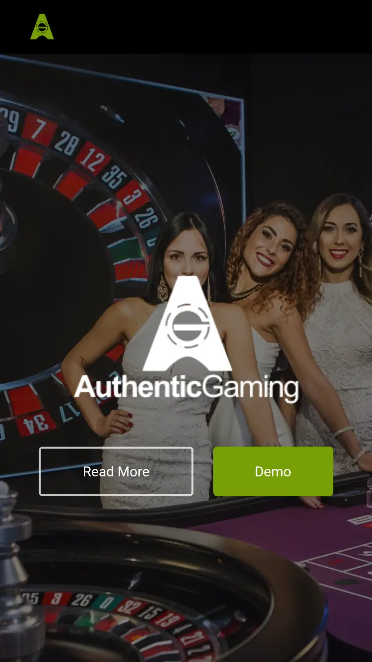 Authentic Gaming - homepage (mobile)