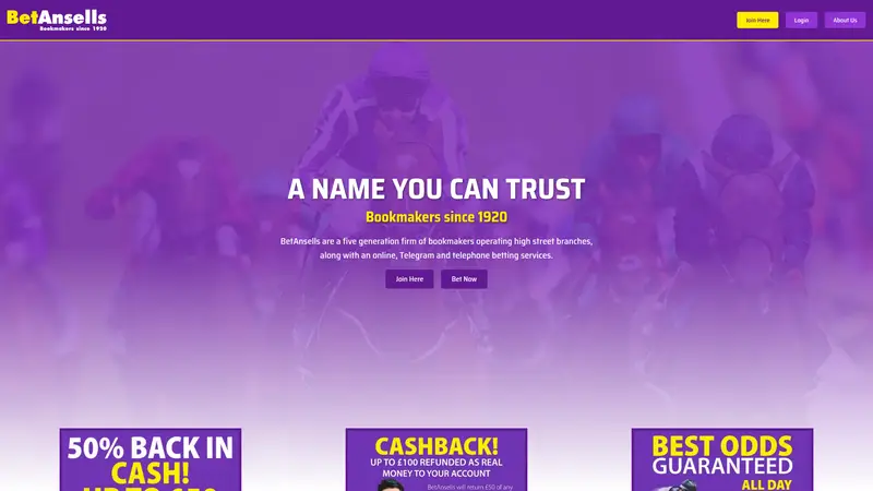 Betan Sells - homepage (desktop)