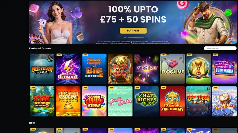 Bet Maze - homepage (desktop)