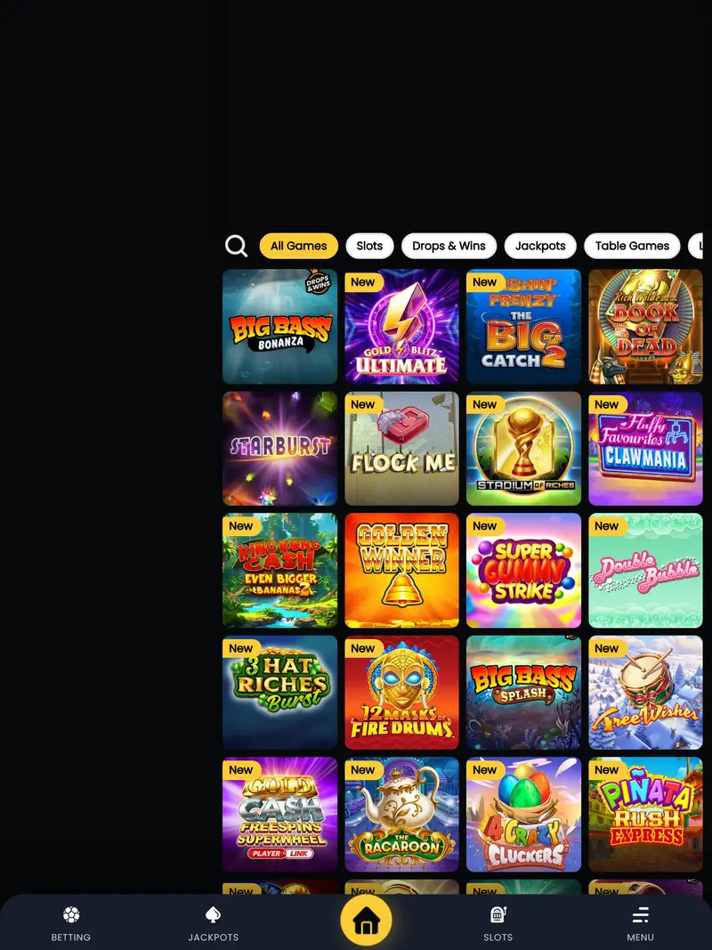 Bet Maze - homepage (tablet)