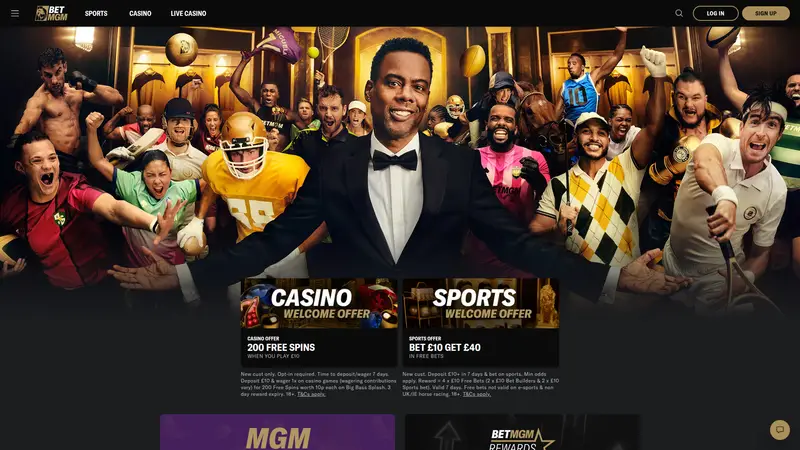 BetMGM - homepage (desktop)