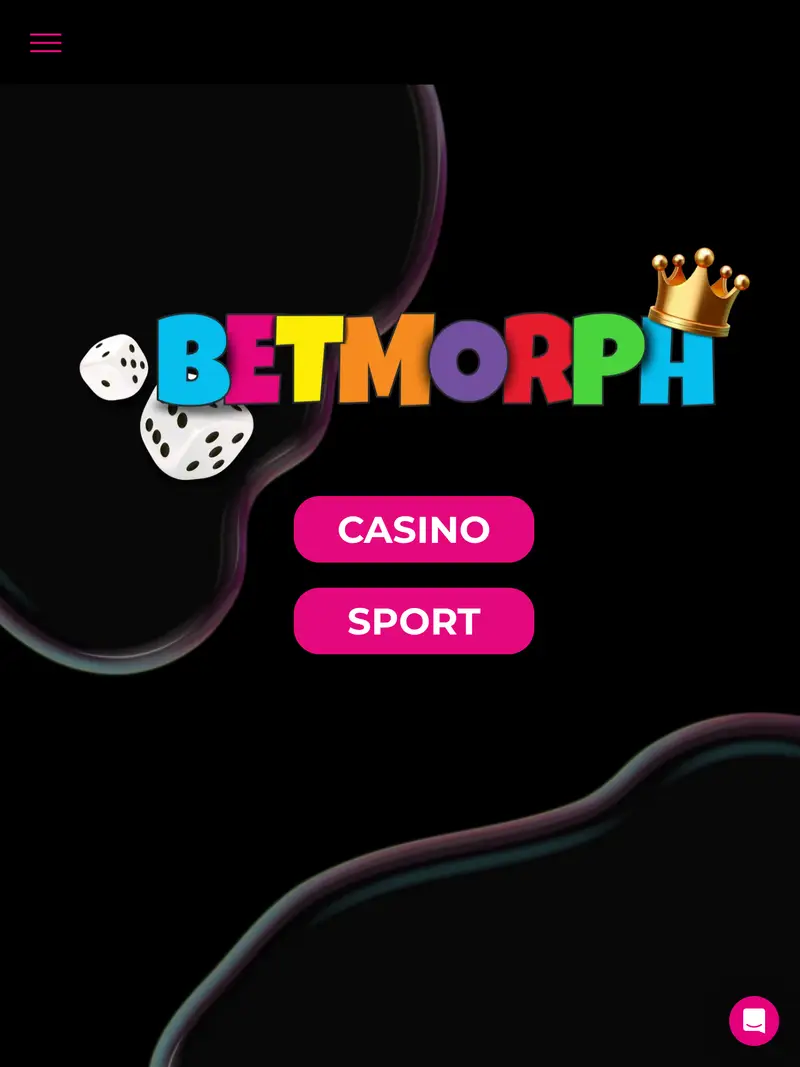 Betmorph - homepage (tablet)