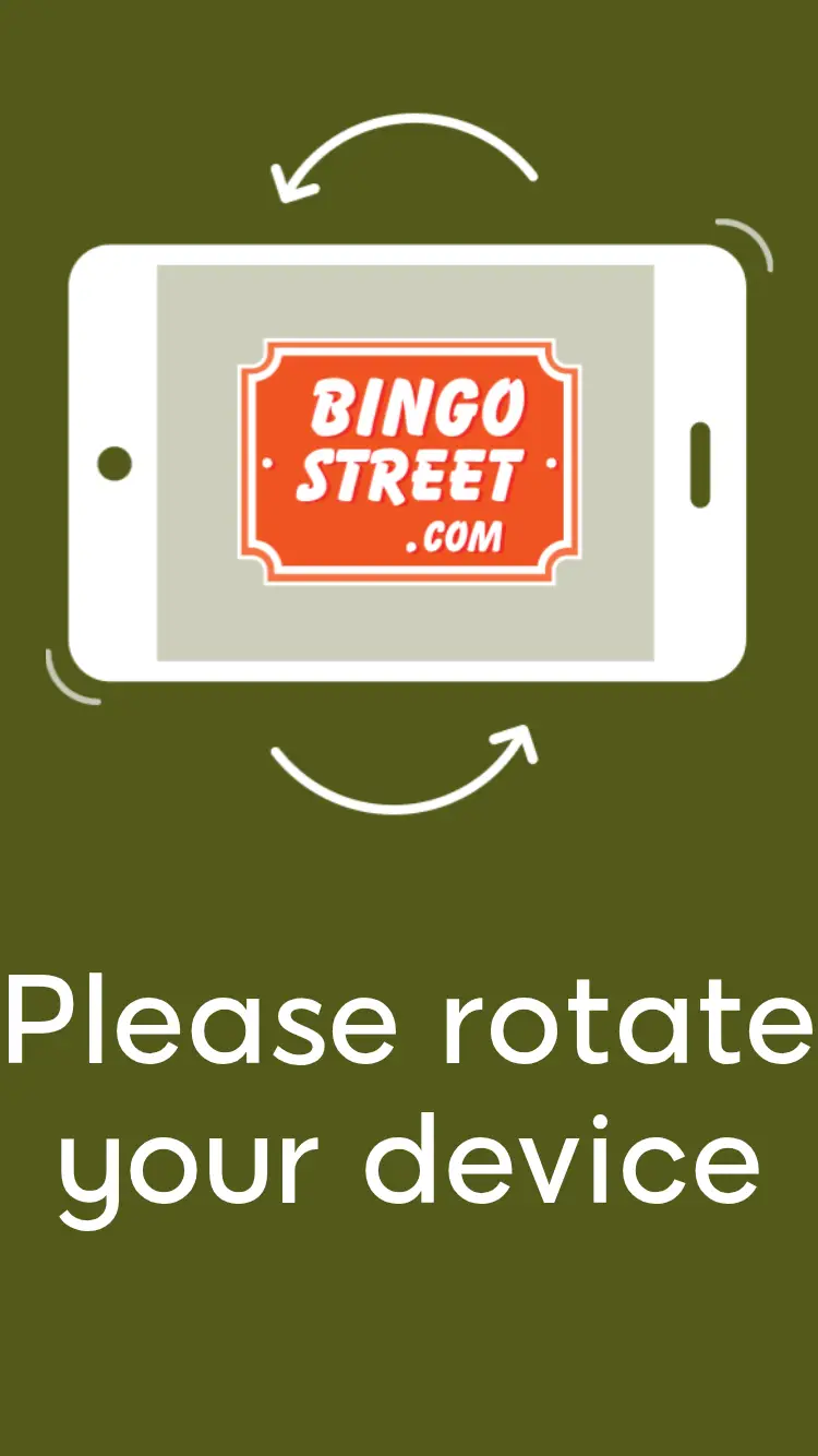 Bingo Street - homepage (mobile)