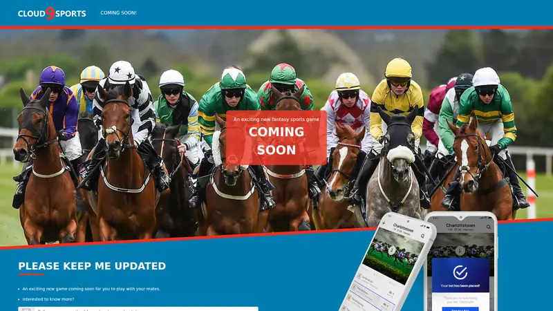 Cloud9 Sports - homepage (desktop)