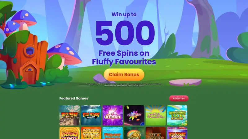 Elf Bingo - homepage (desktop)