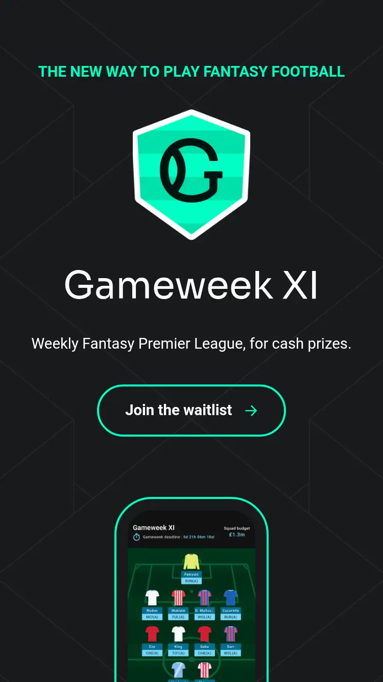 Fantasyboss - homepage (mobile)