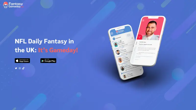 Fantasy Game Day - homepage (desktop)