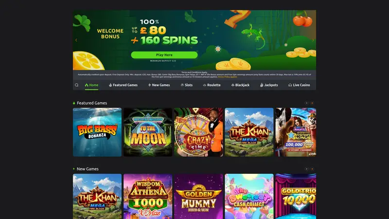 Gecko Play - homepage (desktop)