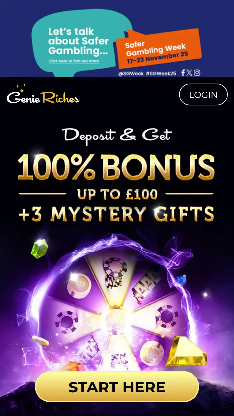 Genieriches - homepage (mobile)