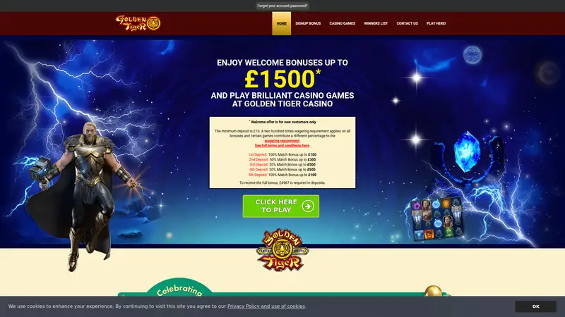 GT Casino - homepage (desktop)