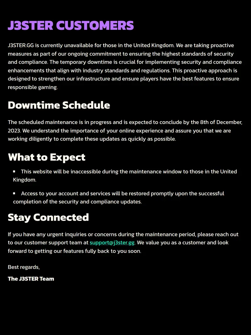 J3ster - homepage (tablet)