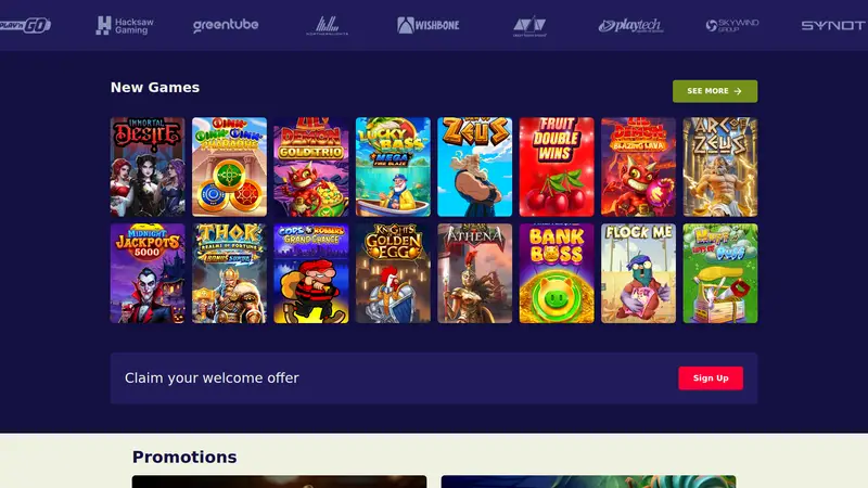 Jazzy Spins - homepage (desktop)