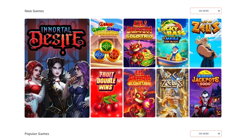 Mr Slot - homepage (desktop)