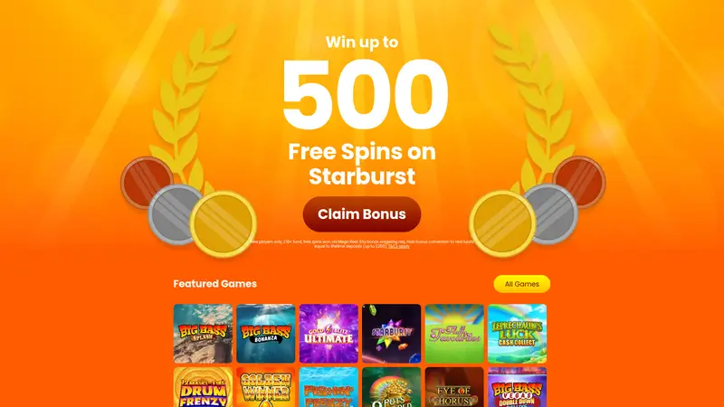 Multi Victory Slots - homepage (desktop)