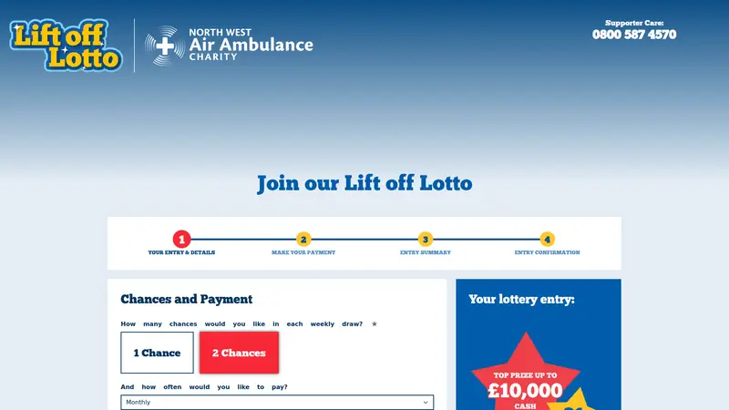 NWAA Charity Payments - homepage (desktop)