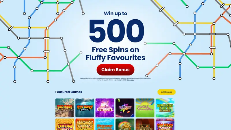 On Point Bingo - homepage (desktop)