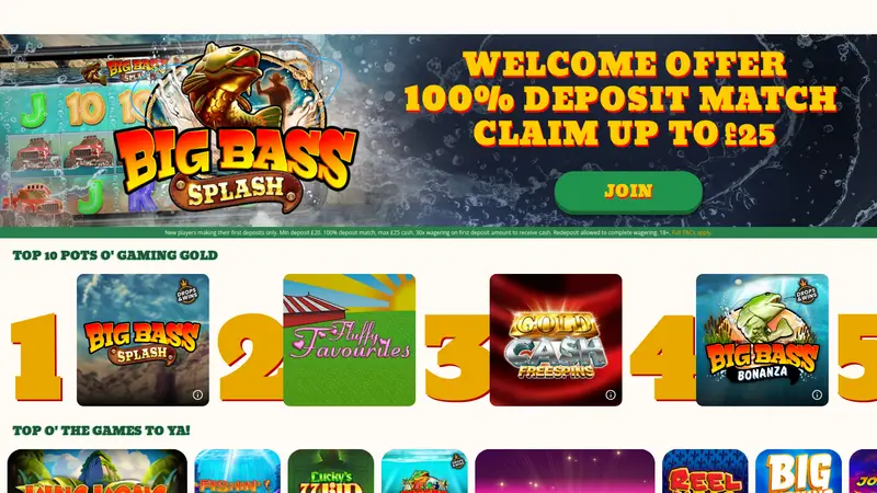 O Reels - homepage (desktop)