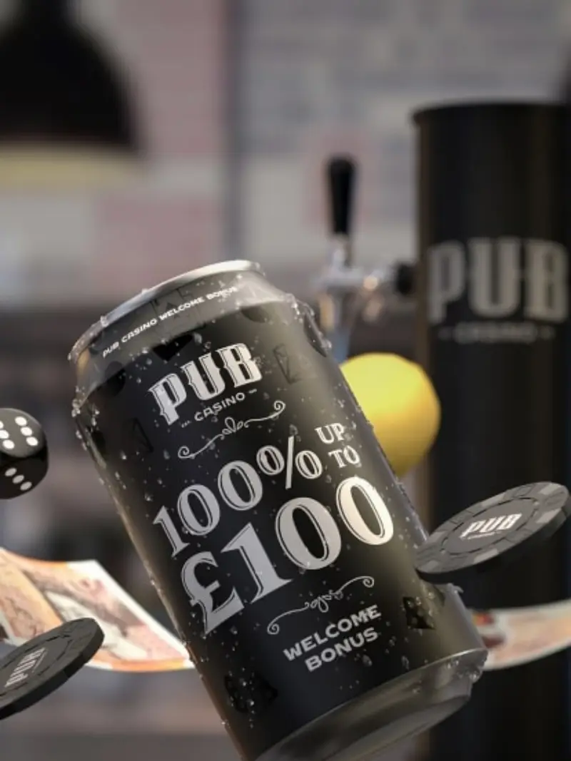 Pub Casino - homepage (tablet)