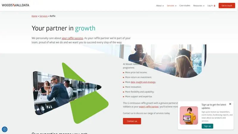 Raffle Entry - homepage (desktop)