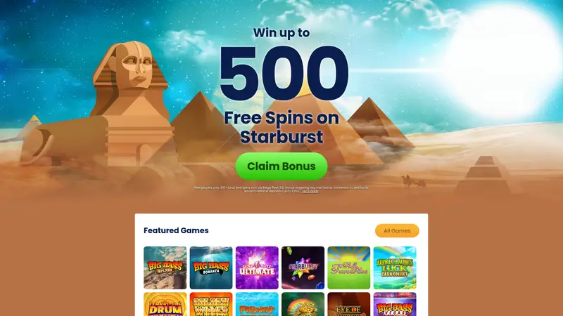 Secret Pyramids - homepage (desktop)