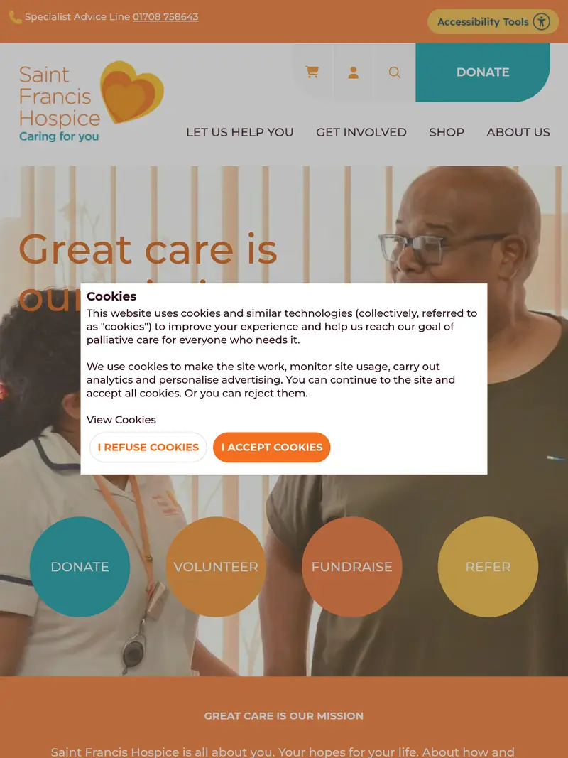 Sfh - homepage (tablet)