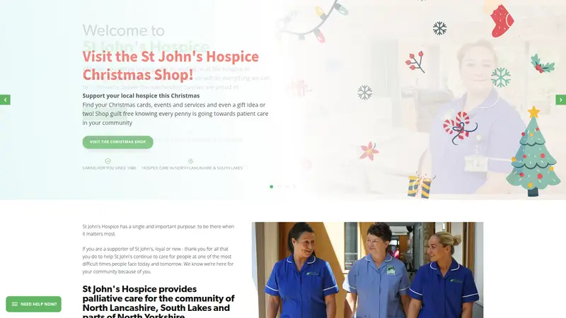 SJ Hospice - homepage (desktop)