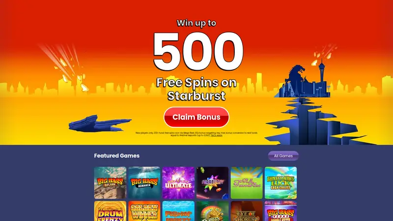 Slot Zilla - homepage (desktop)