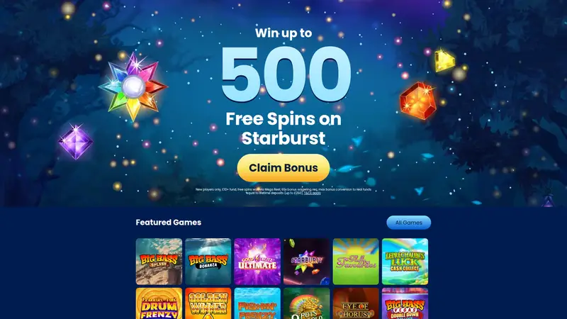 So Many Slots - homepage (desktop)