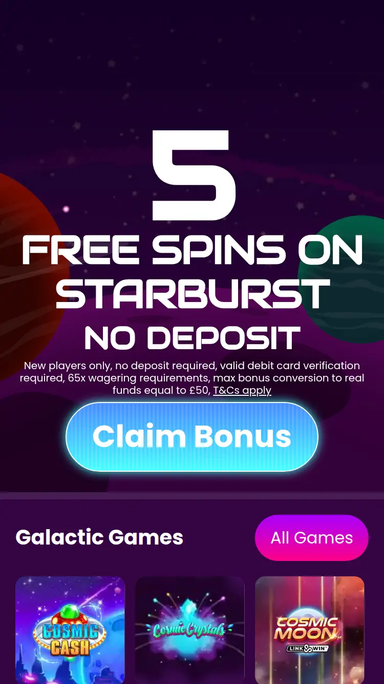 Space Wins - homepage (mobile)