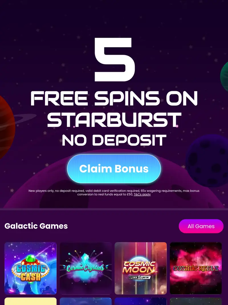 Space Wins - homepage (tablet)