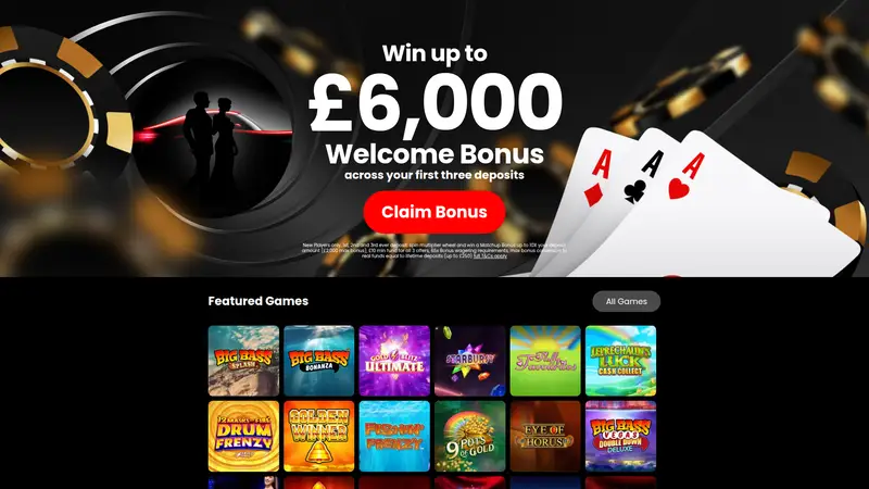 Spy Slots - homepage (desktop)