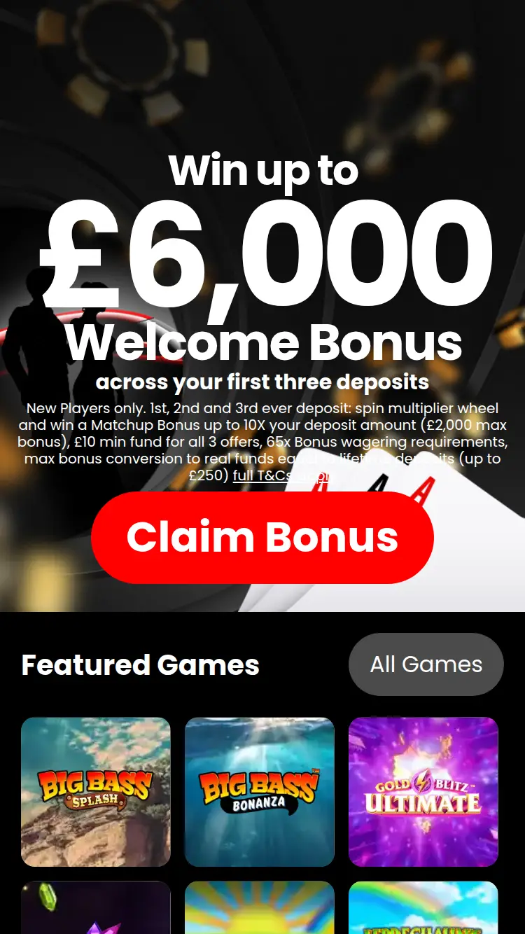 Spy Slots - homepage (mobile)