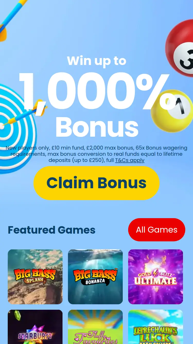 Target Slots - homepage (mobile)
