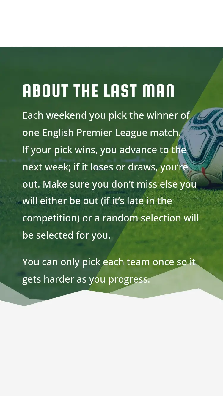 The Last Man - homepage (mobile)