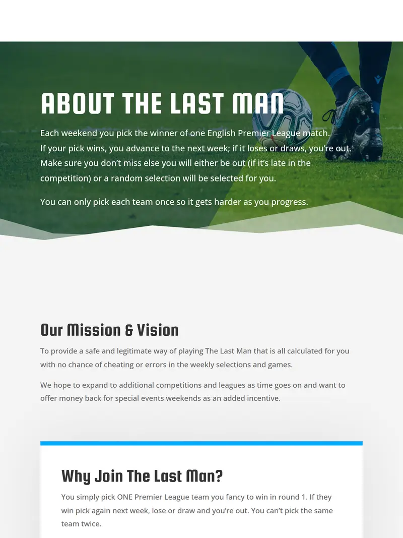 The Last Man - homepage (tablet)