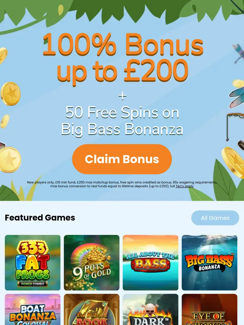 Um Bingo - homepage (tablet)