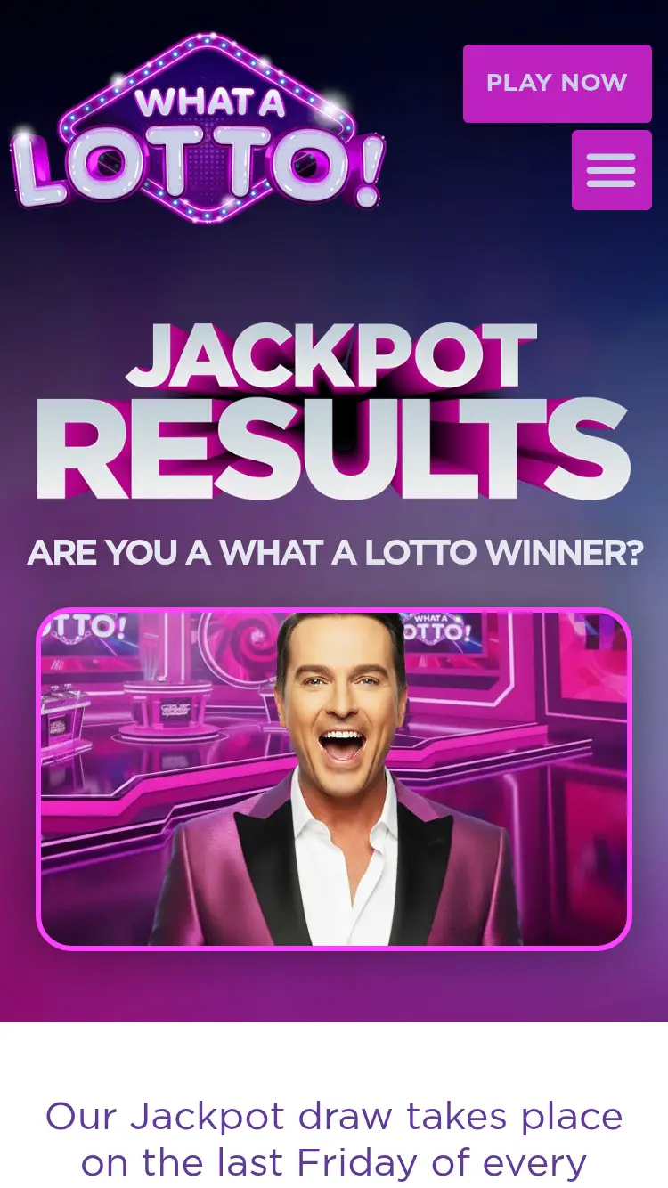 What A Lotto - results (mobile)