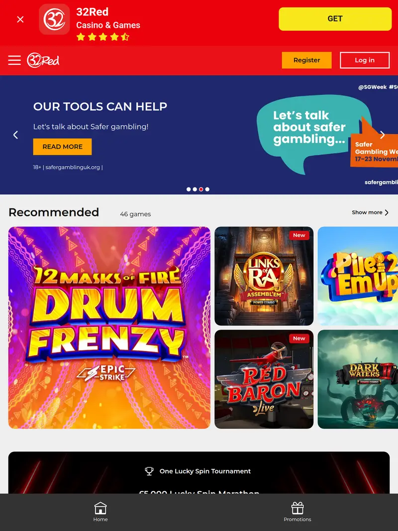 32 Red - homepage (tablet)