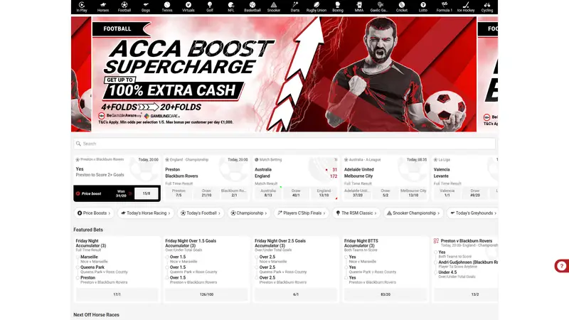 Baroneracing - homepage (desktop)