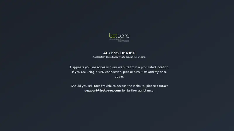 Bet Boro - homepage (desktop)