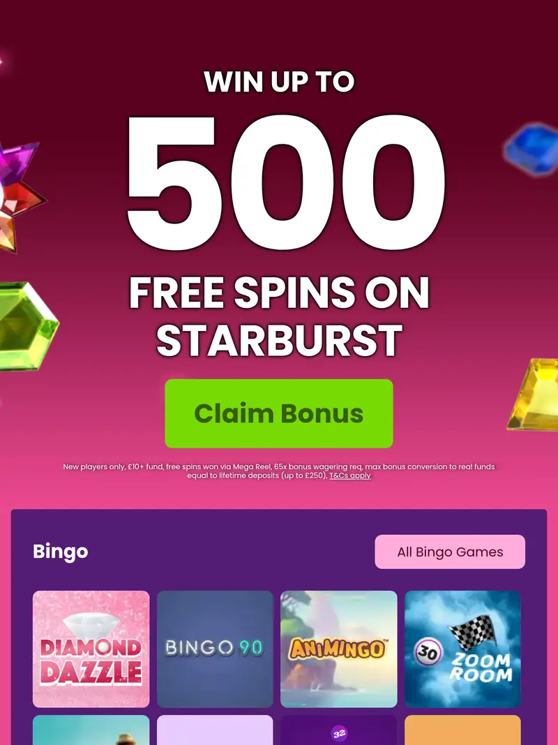 Bjs Games - homepage (tablet)