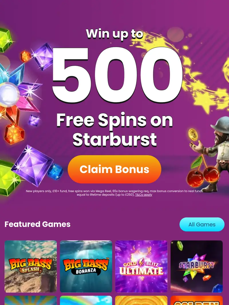 Carlton Games - homepage (tablet)