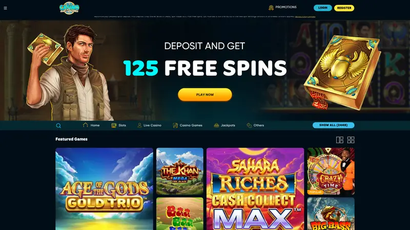 Casinoandfriends - homepage (desktop)