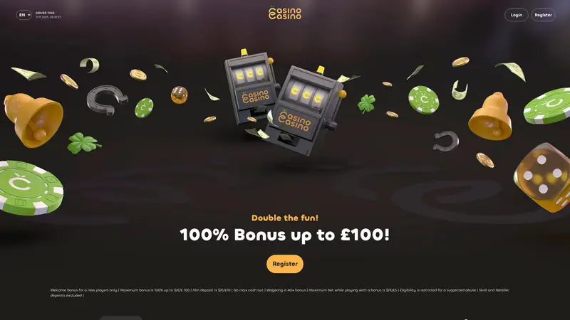 Casino Casino - homepage (desktop)