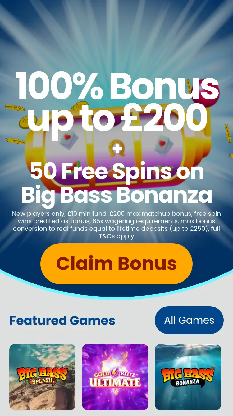 Easy Slots - homepage (mobile)