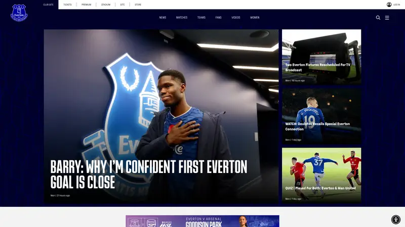 Evertonfc - homepage (desktop)
