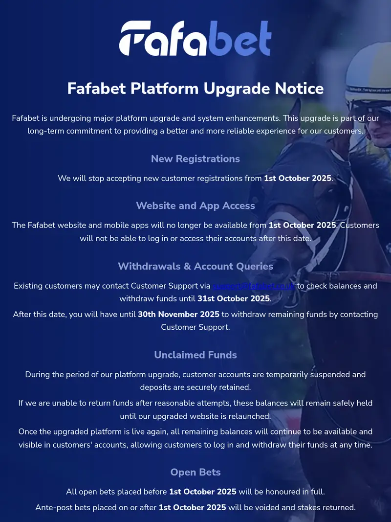 Fafa Bet - homepage (tablet)