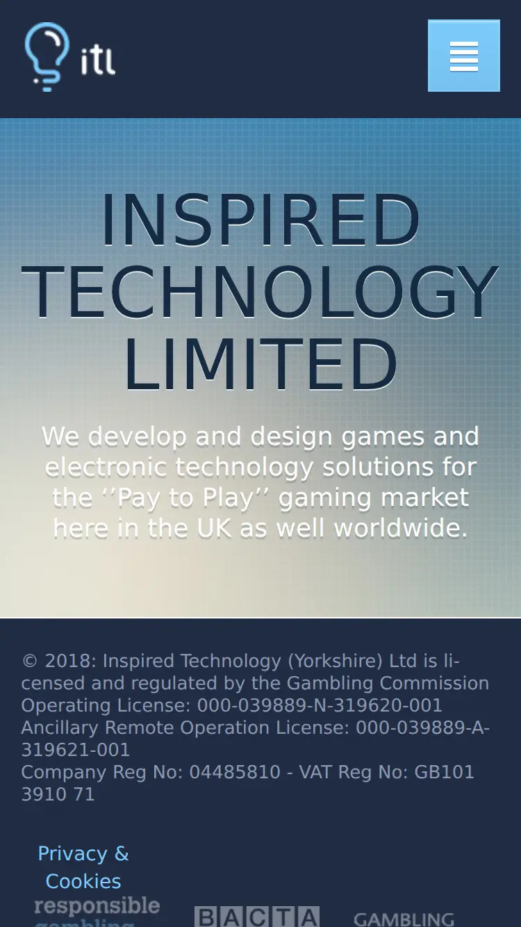 Itl Group - homepage (mobile)