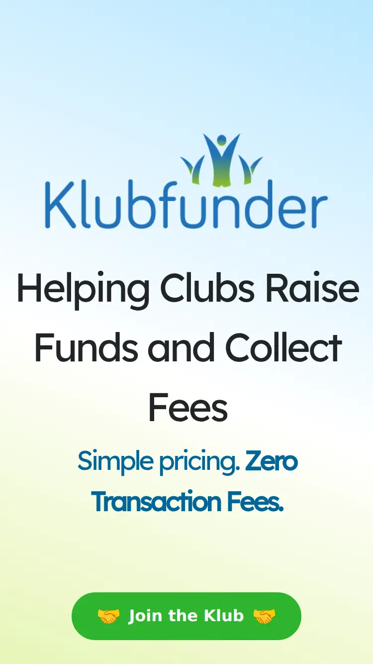 Klubfunder - homepage (mobile)
