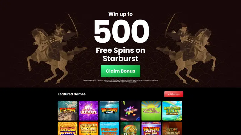 Lucky Slots7 - homepage (desktop)